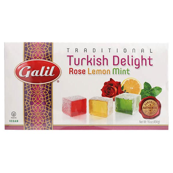 Turkish Delights Rahat-Lukum Assorted – 1 lb (454gr)
